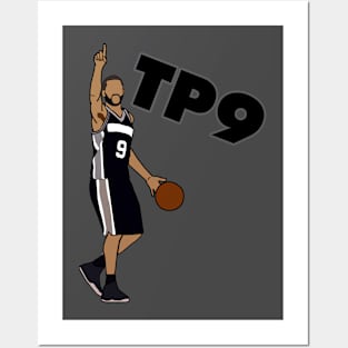 Tony Parker 'TP9' - NBA San Antonio Spurs Posters and Art